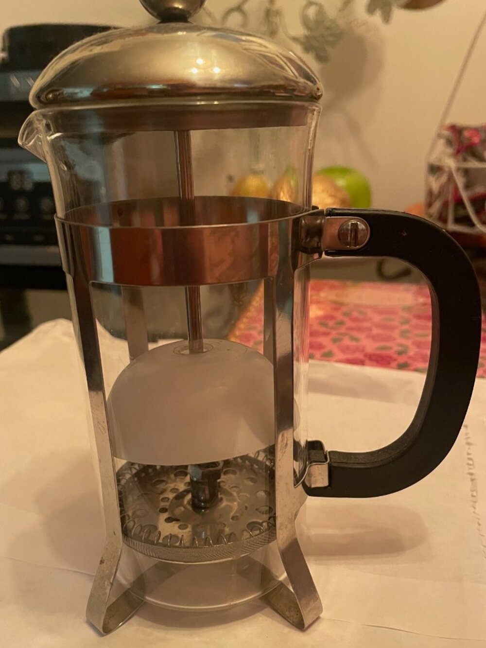 Single Serve Glass French Press Coffee Maker